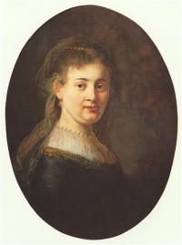 Картина автора Рейн Рембрандт Харменс под названием 1636-42, Portrait of Saskia
