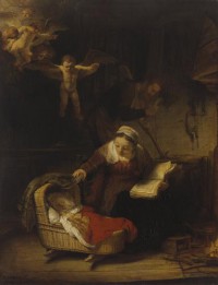 Картина автора Рейн Рембрандт Харменс под названием Святое семейство
