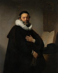 Картина автора Рейн Рембрандт Харменс под названием Portret van Johannes Wtenbogaert