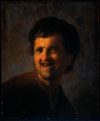 Картина автора Рейн Рембрандт Харменс под названием 1629. Yound man smiling