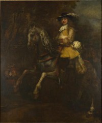 Картина автора Рейн Рембрандт Харменс под названием Portrait of Frederick Rihel on Horseback