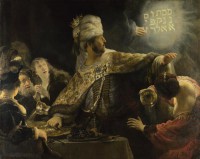 Картина автора Рейн Рембрандт Харменс под названием Belshazzar's Feast