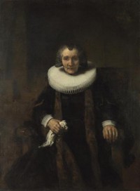 Картина автора Рейн Рембрандт Харменс под названием Portrait of Margaretha de Geer, Wife of Jacob Trip