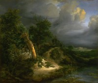 Картина автора Рёйсдал Якоб Исаакс под названием Storm on the Dunes