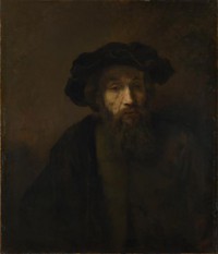 Картина автора Рейн Рембрандт Харменс под названием A Bearded Man in a Cap