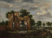 Картина автора Рёйсдал Якоб Исаакс под названием A Ruined Castle Gateway