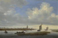 Картина автора Рейсдаль Саломон под названием A View of Deventer seen from the North-West