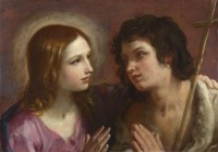 Картина автора Рени Гвидо под названием Christ embracing Saint John the Baptist