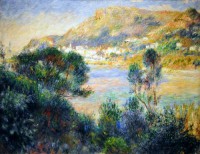 Картина автора Ренуар Пьер Огюст под названием View From Cap Martin of Monte Carlo