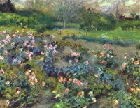 Картина автора Ренуар Пьер Огюст под названием The Garden of Roses