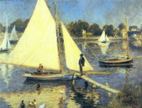 Картина автора Ренуар Пьер Огюст под названием Sailboats at Argenteuil