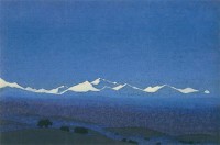 Картина автора Рерих Николай под названием Наньшан. ГраницаТибета. 1936