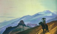 Картина автора Рерих Николай под названием Мать Чингиз-хана. 1933