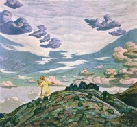 Картина автора Рерих Николай под названием Знамение