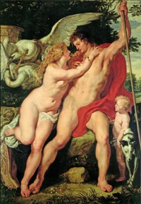 Картина автора Рубенс Питер Пауль под названием Венера и Адонис  				 - Venus and Adonis
