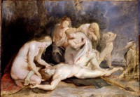 Картина автора Рубенс Питер Пауль под названием Venus Mourning Adonis  				 - Венера Траур Адонис