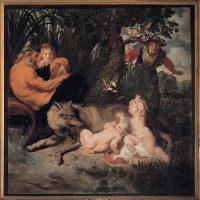 Картина автора Рубенс Питер Пауль под названием Romulus and Remus  				 - Ромул и Рем