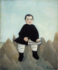 Картина автора Руссо Анри под названием Boy on the Rocks  				 - Мальчик на скалах