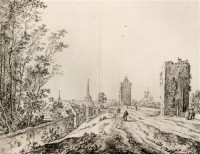 Картина автора Санредам Питер Янс под названием On the Ramparts of Utrecht