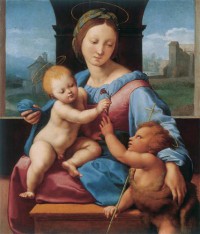 Картина автора Санти Рафаэль под названием Aldobrandini Madonna 1510