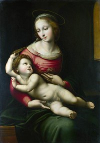 Картина автора Санти Рафаэль под названием The Madonna and Child