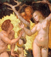 Картина автора Санти Рафаэль под названием Adam and Eve