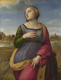 Картина автора Санти Рафаэль под названием Saint Catherine of Alexandria