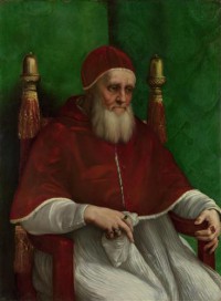 Картина автора Санти Рафаэль под названием Portrait of Pope Julius II