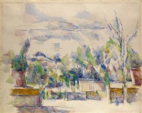 Картина автора Сезанн Поль под названием The Terrace at the Garden at Les Lauve
