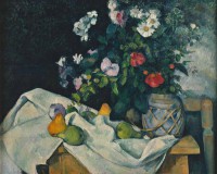 Картина автора Сезанн Поль под названием Натюрморт с цветами
