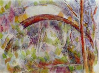 Картина автора Сезанн Поль под названием River with the Bridge of the Three Sources