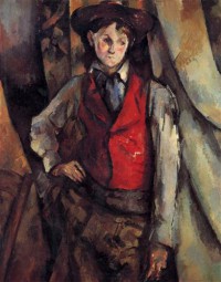Картина автора Сезанн Поль под названием Boy in a Red Waistcoat