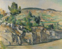 Картина автора Сезанн Поль под названием Hillside in Provence