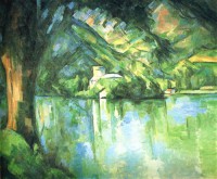 Картина автора Сезанн Поль под названием Vue du Lac d'Annecy