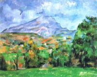 Картина автора Сезанн Поль под названием La Montagne Sainte-Victoire