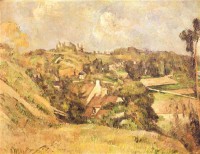 Картина автора Сезанн Поль под названием Auvers-sur-Oise Vu du côté du Val Harmé