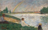 Картина автора Сера Жорж под названием The Rainbow - Study for 'Bathers at Asnieres'