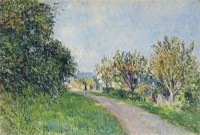 Картина автора Сислей Альфред под названием The Road near Sevres  				 - Дорога в окрестностях Серве
