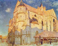 Картина автора Репродукции под названием Église de Moret