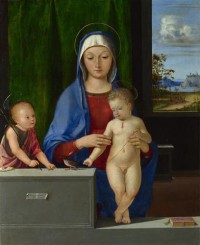 Картина автора Соларио Антонио под названием The Virgin and Child with Saint John