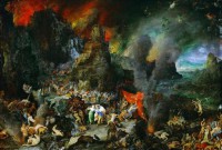 Картина автора Старший Ян Брейгель под названием Эний и Севилл в аду