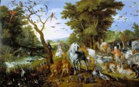 Картина автора Старший Ян Брейгель под названием Ной собирает животных для ковчега