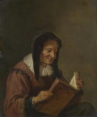 Картина автора Тениерс Младший Давид под названием An Old Woman Reading