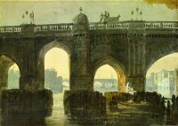 Картина автора Тёрнер Джозеф Мэллорд Уильям под названием Old London Bridge