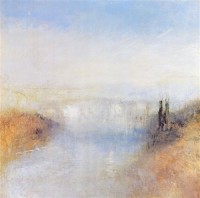 Картина автора Тёрнер Джозеф Мэллорд Уильям под названием A River Seen from a Hill