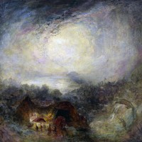 Картина автора Тёрнер Джозеф Мэллорд Уильям под названием Вечер потопа   				 - Вечер потопа