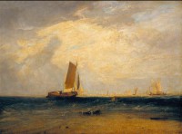 Картина автора Тёрнер Джозеф Мэллорд Уильям под названием Fishing upon the Blythe-Sand, Tide Setting In