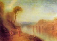 Картина автора Тёрнер Джозеф Мэллорд Уильям под названием Landscape - Woman with Tambourine