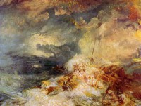 Картина автора Тёрнер Джозеф Мэллорд Уильям под названием Fire at Sea