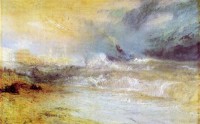 Картина автора Тёрнер Джозеф Мэллорд Уильям под названием Waves Breaking on a Lee Shore